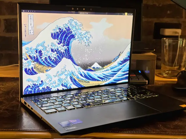 Laptop made for the Kanagawa theme