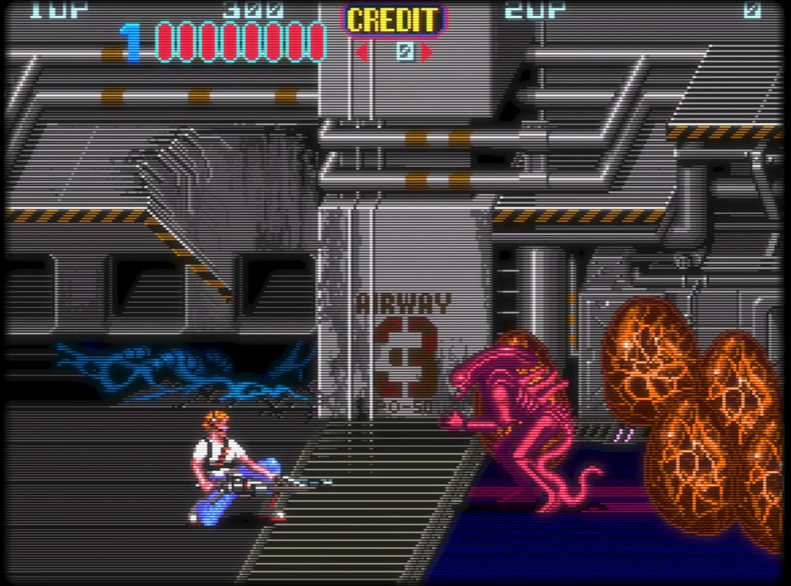 เกมอาร์เคดคลาสสิกที่ใช้เชดเดอร์ CRT ของ RetroArch